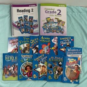 Abeka academy 2nd grade reading books video manual answer key